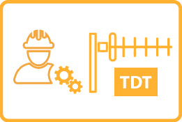 Instalador de amplificador de TDT.
